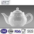 Chinese suit white fine bone china antique ceramic teapot